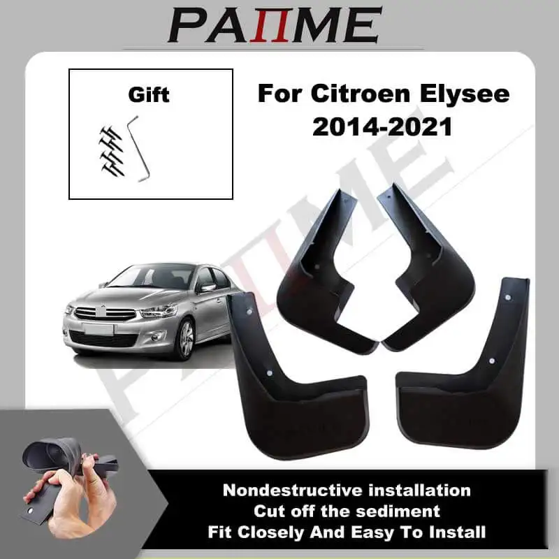 Car Mud Flaps For Citroen Elysee 2014 2015 2016 2017 2018 2019-2021 Mudguard Splash Guards Front Rear Fender Mudflaps YC102092
Car Mud Flaps For Citroen Elysee 2014 2015 2016 2017 2018 2019-2021 Mudguard Splash Guards Front Rear Fender Mudflaps YC102092