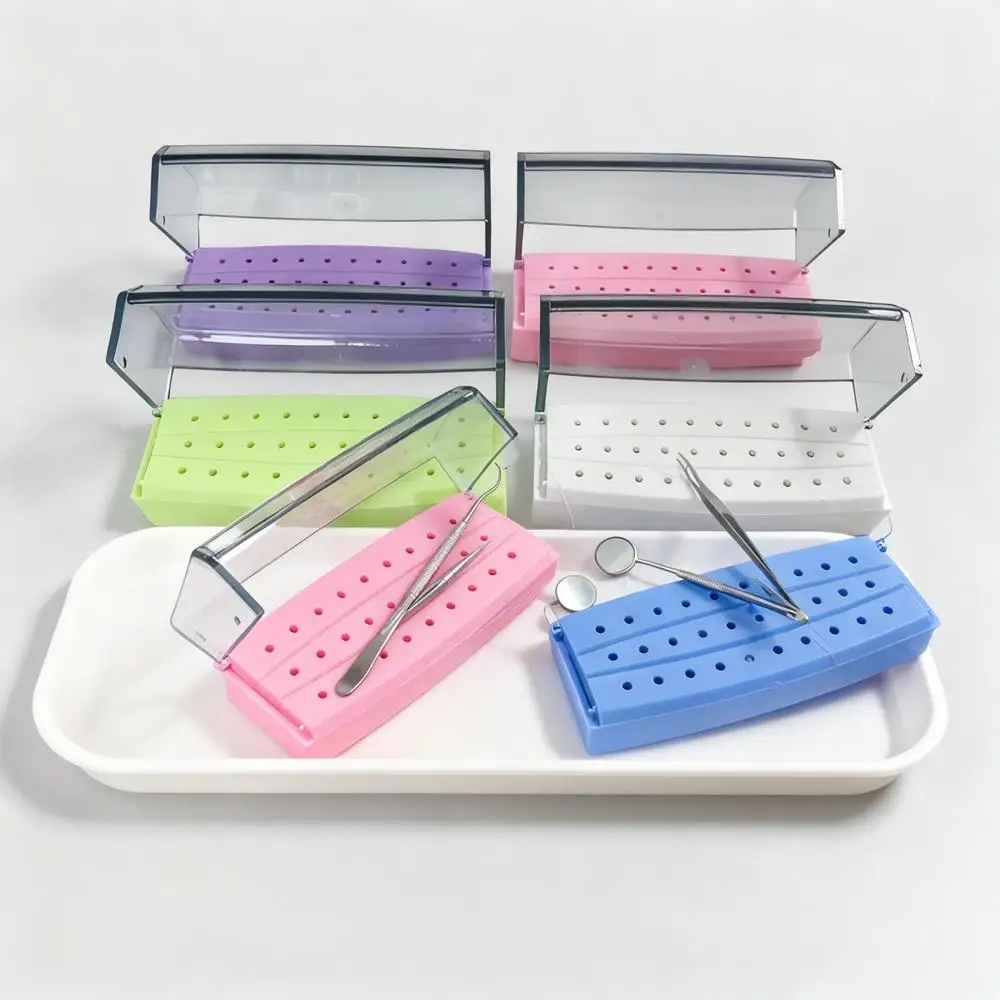 30 Holes Dental Bur Holder Block Burs Drill Diamond Disinfection Box Sterilization Case Dentistry Lab Instruments Dentist Tools
30 Holes Dental Bur Holder Block Burs Drill Diamond Disinfection Box Sterilization Case Dentistry Lab Instruments Dentist Tools