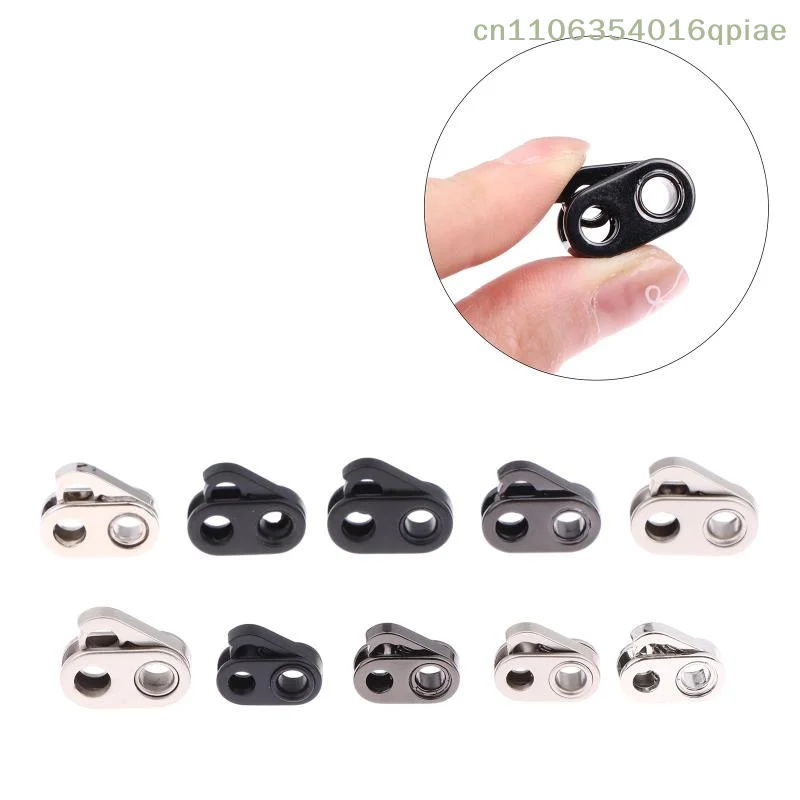 10 Pcs Metal Spring Stopper Buckle Double Hole Cord Lock Clothes Bag Pull Rope Adjuster Clasp End Button DlY Sewing Accessories
10 Pcs Metal Spring Stopper Buckle Double Hole Cord Lock Clothes Bag Pull Rope Adjuster Clasp End Button DlY Sewing Accessories
