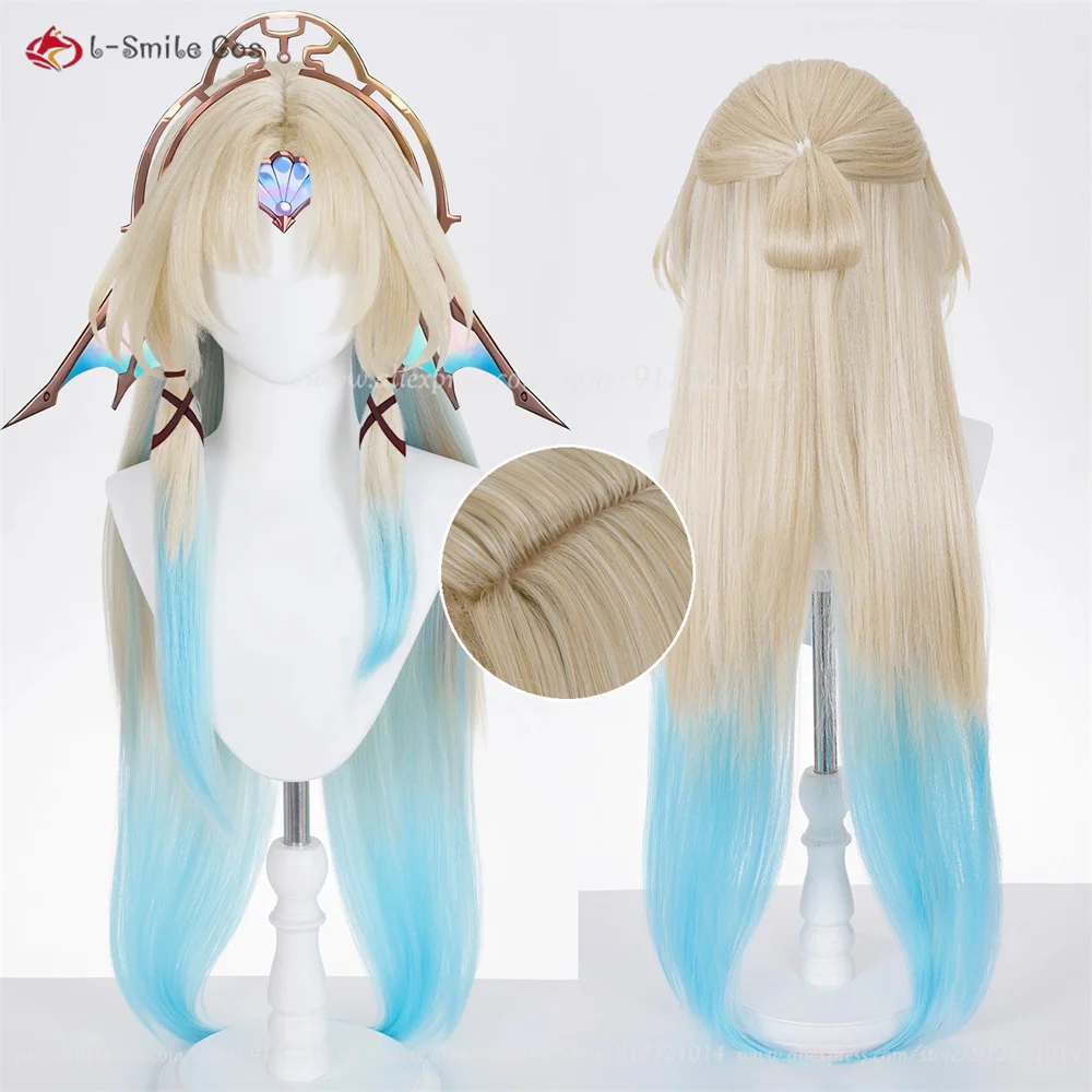 HSR Pearl Costumes Cosplay Wig 100cm Light Gold Blue Gradient Wigs For Women Cosplay Heat Resistant Synthetic Hair Halloween
HSR Pearl Costumes Cosplay Wig 100cm Light Gold Blue Gradient Wigs For Women Cosplay Heat Resistant Synthetic Hair Halloween