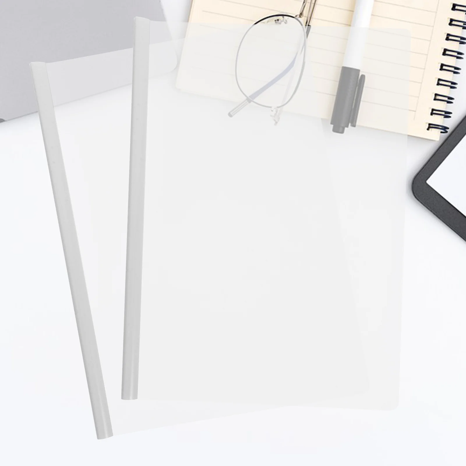 10pcs Clear Report Covers Folder Binders A4 File Storage Clamp Sliding Bar Document Organizer Folders Multi-Function Paper
10pcs Clear Report Covers Folder Binders A4 File Storage Clamp Sliding Bar Document Organizer Folders Multi-Function Paper