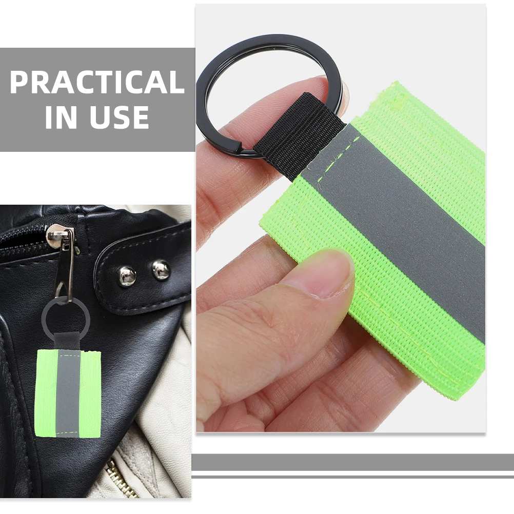 8pcs Reflective Keychain Ring Light Green Keys Bag Charm Riding Car Pendant Gear High Visibility Night Use Lightweight
8pcs Reflective Keychain Ring Light Green Keys Bag Charm Riding Car Pendant Gear High Visibility Night Use Lightweight