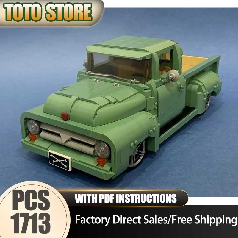Urban Car Model Moc Building Bricks F100 Trucks Model Technology Modular Blocks Gifts Christmas Truck Model Toys DIY Assembly
Urban Car Model Moc Building Bricks F100 Trucks Model Technology Modular Blocks Gifts Christmas Truck Model Toys DIY Assembly