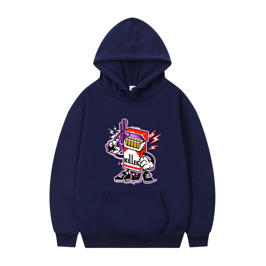 2022 Men Ladies Cool Cigarette Killer Print Funny Hoodie Soft and Comfortable Pullover High Quality Sweatshirt
2022 Men Ladies Cool Cigarette Killer Print Funny Hoodie Soft and Comfortable Pullover High Quality Sweatshirt