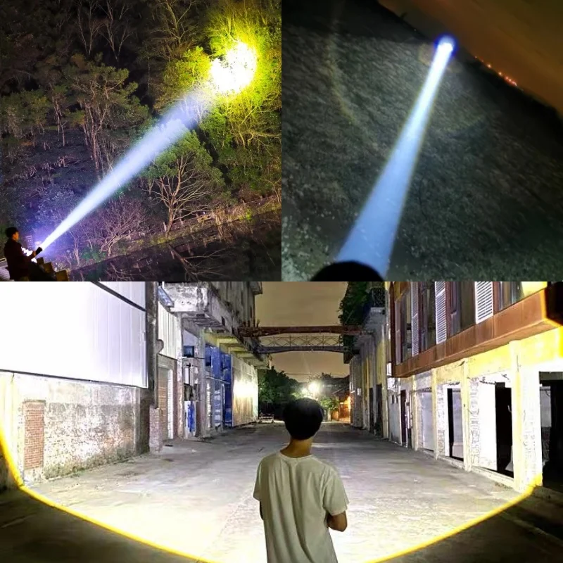 2026 668000000LM Super Big Flashlight 26650 USB Rechargeable Lamp Most Strong LED Flash Light Long Range Tactical Torch Camping
2026 668000000LM Super Big Flashlight 26650 USB Rechargeable Lamp Most Strong LED Flash Light Long Range Tactical Torch Camping