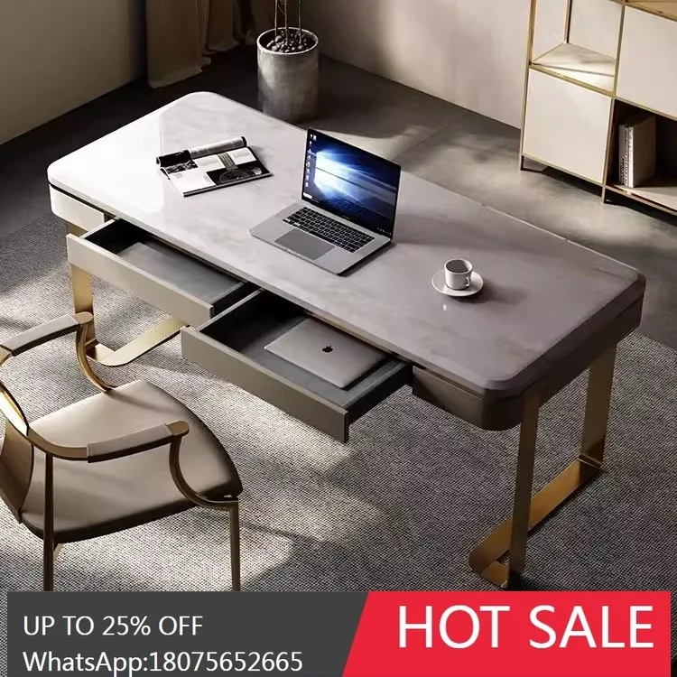 SGF Natural Luxury Stone Desk Italian Style Light Luxury Computer Desk High-end Feel
SGF Natural Luxury Stone Desk Italian Style Light Luxury Computer Desk High-end Feel
