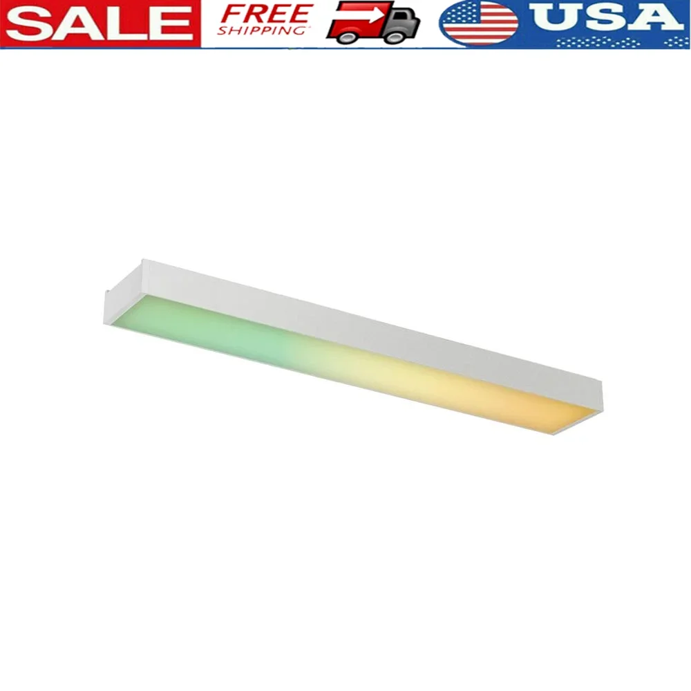 DALS Connect Smart Under Cabinet Linear Light 24 Inch Full Spectrum Color Dimmable via App/Remote WiFi Aluminum Design Ideal
DALS Connect Smart Under Cabinet Linear Light 24 Inch Full Spectrum Color Dimmable via App/Remote WiFi Aluminum Design Ideal