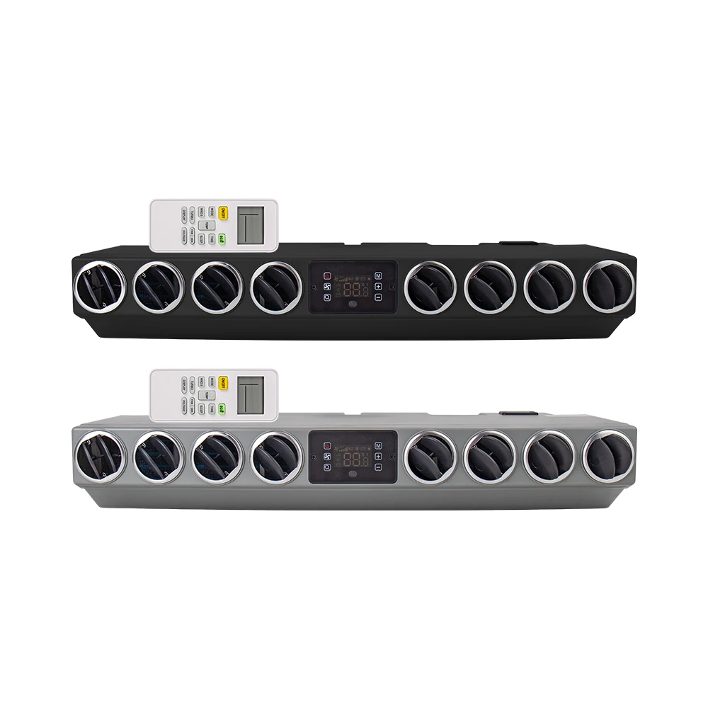 12V 24V Universal Parking Air Conditioning Auto Refrigeration 8 Vents Evaporator Assembly Cooling for Bus Van Truck RV Tractor
12V 24V Universal Parking Air Conditioning Auto Refrigeration 8 Vents Evaporator Assembly Cooling for Bus Van Truck RV Tractor