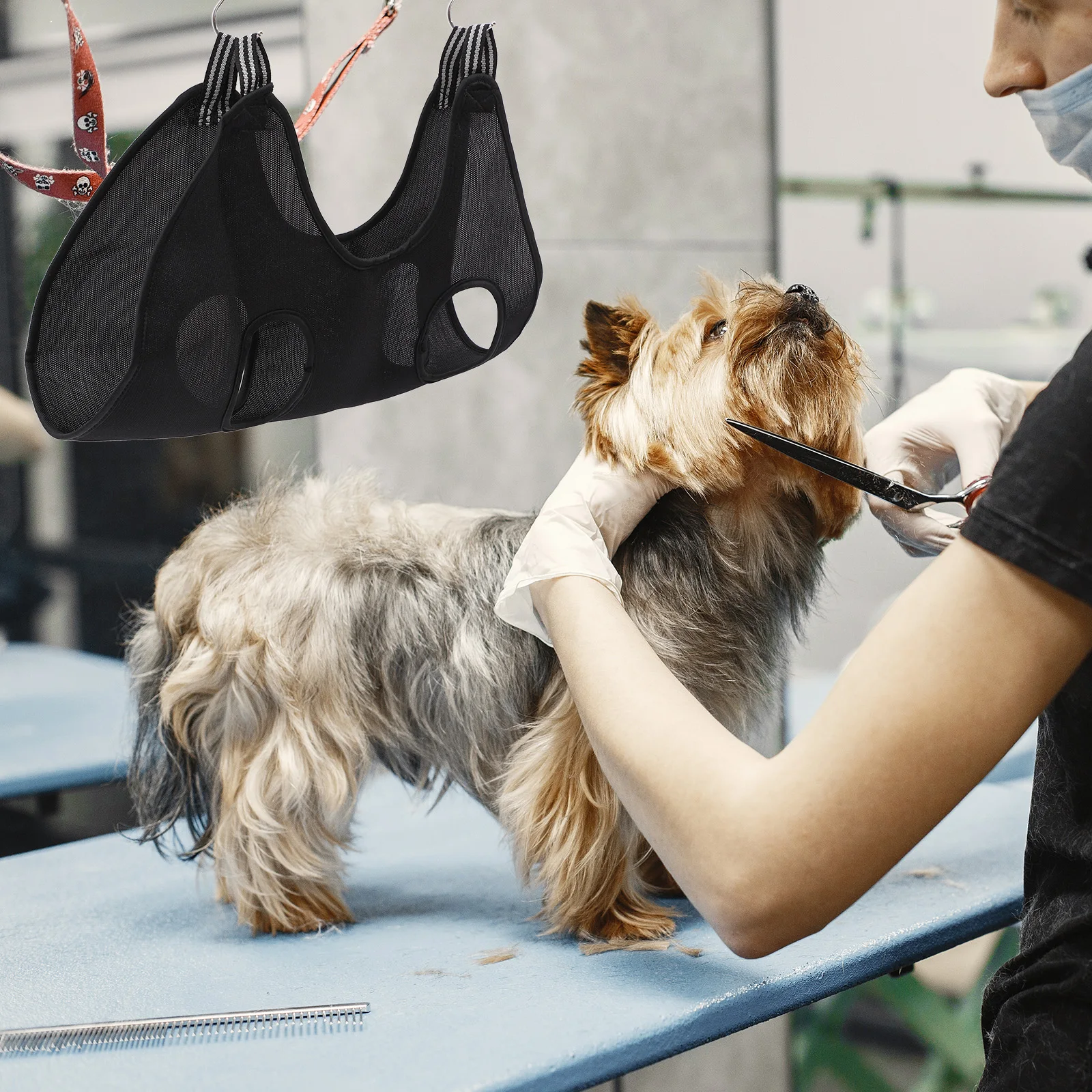 Pet Grooming Sling Dog Hammock Breathable Mesh Nail Trimming Supplies Durable Material Practical Functionality Pet Shop Home Use
Pet Grooming Sling Dog Hammock Breathable Mesh Nail Trimming Supplies Durable Material Practical Functionality Pet Shop Home Use
