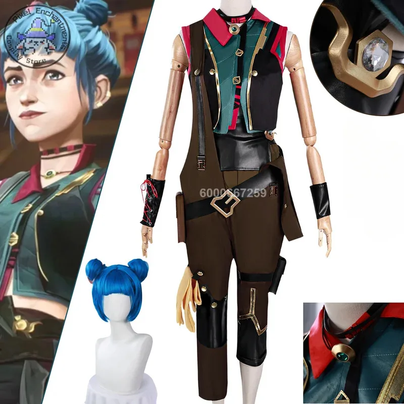 Игра League of Legends Jinx Косплей Костюм Pow-Pow Полный комплект Парик Аниме Одежда для женщин Ролевая игра Хэллоуин Вечеринка ComicCon Костюм
Игра League of Legends Jinx Косплей Костюм Pow-Pow Полный комплект Парик Аниме Одежда для женщин Ролевая игра Хэллоуин Вечеринка ComicCon Костюм