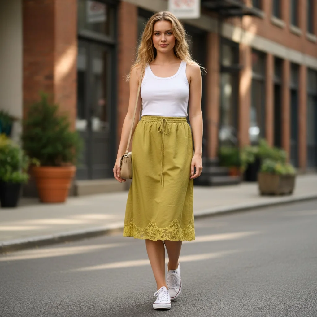 Lace trim midi skirt Soft Casual Midi Women Fashion Skirt Simple Midi Length Casual Ladies Skirt Midi Casual Chic Style BC2303
Lace trim midi skirt Soft Casual Midi Women Fashion Skirt Simple Midi Length Casual Ladies Skirt Midi Casual Chic Style BC2303