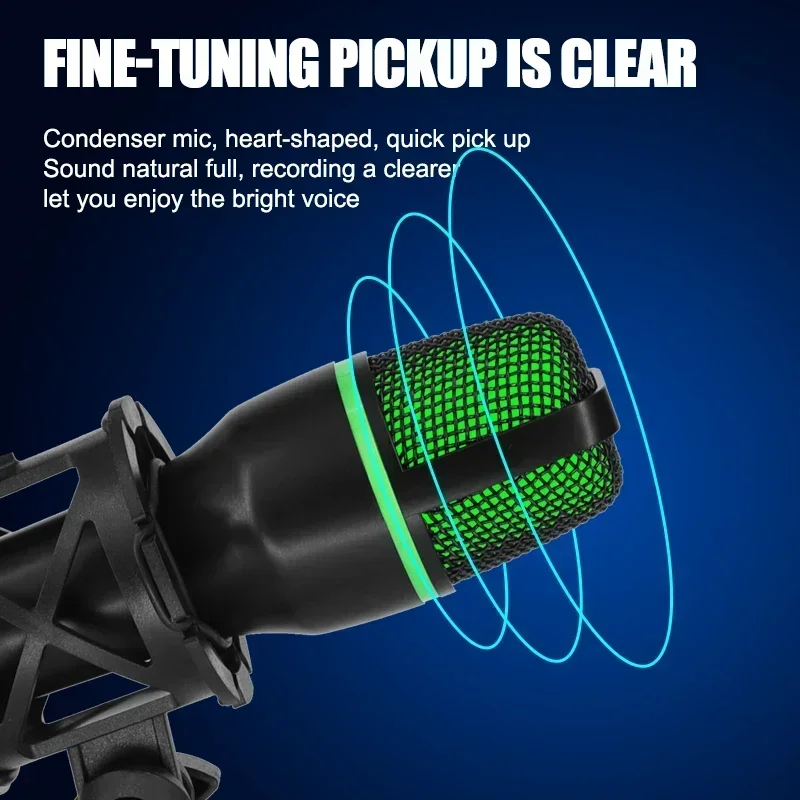 Professional USB Condenser Microphone For PC Laptop Streaming Video Games YouTube Podcasts Vocals
Professional USB Condenser Microphone For PC Laptop Streaming Video Games YouTube Podcasts Vocals