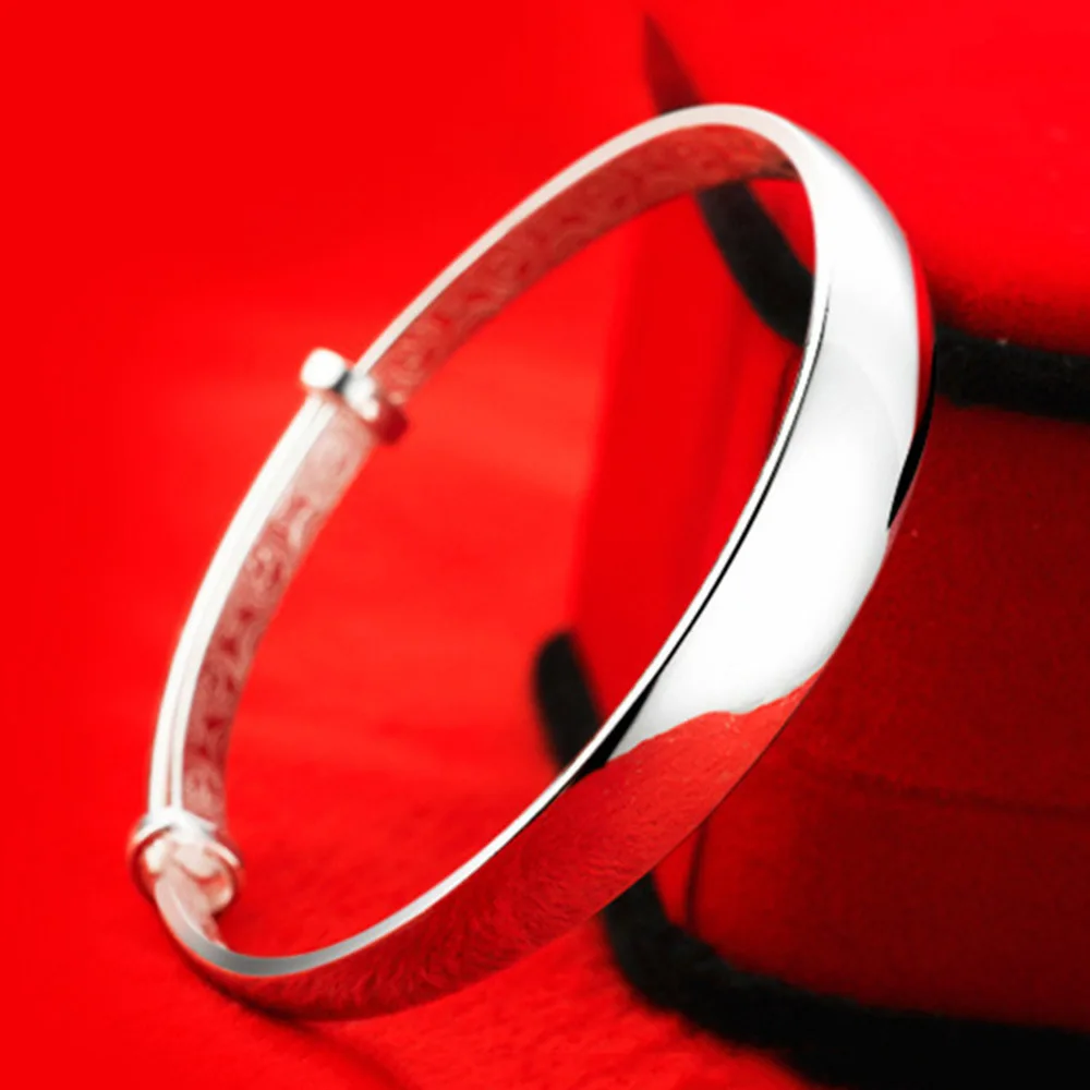925 Silver Round Bracelet Bangles Trendy Simple Big Bangle for Women Sterling Silver Jewelry Gift
925 Silver Round Bracelet Bangles Trendy Simple Big Bangle for Women Sterling Silver Jewelry Gift