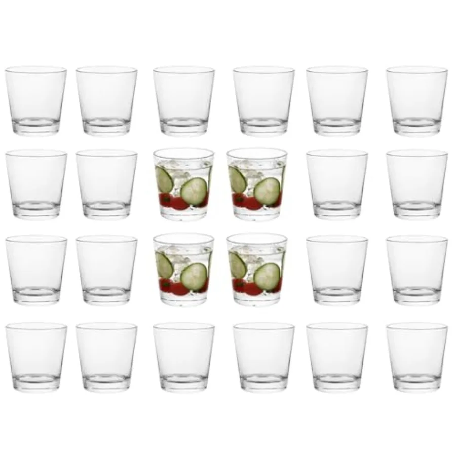 9oz Lowball Glasses pc Short Glass Sets - Lead-Free Crystal Drinking Glasses for Water Mojito Tom Collins - Premium Bar Glasswa
9oz Lowball Glasses pc Short Glass Sets - Lead-Free Crystal Drinking Glasses for Water Mojito Tom Collins - Premium Bar Glasswa