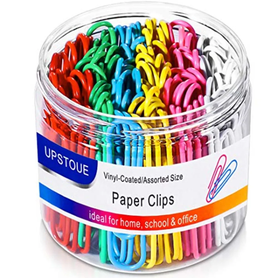 Paper Clips, 100 Pack Large Paper Clips 2 Inch 50 mm,Durable and Rust Resistant, Jumbo Paper Clip, Colored Paper Clip. Great fo
Paper Clips, 100 Pack Large Paper Clips 2 Inch 50 mm,Durable and Rust Resistant, Jumbo Paper Clip, Colored Paper Clip. Great fo