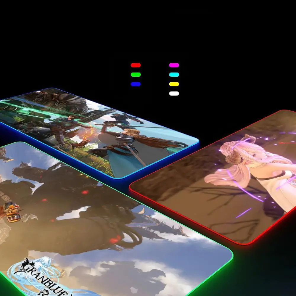 Коврик для мыши Granblue Fantasy Relink, игровой RGB коврик для клавиатуры, игровой коврик для мыши для ноутбука, защитный коврик для стола, аниме коврики для мыши
Коврик для мыши Granblue Fantasy Relink, игровой RGB коврик для клавиатуры, игровой коврик для мыши для ноутбука, защитный коврик для стола, аниме коврики для мыши