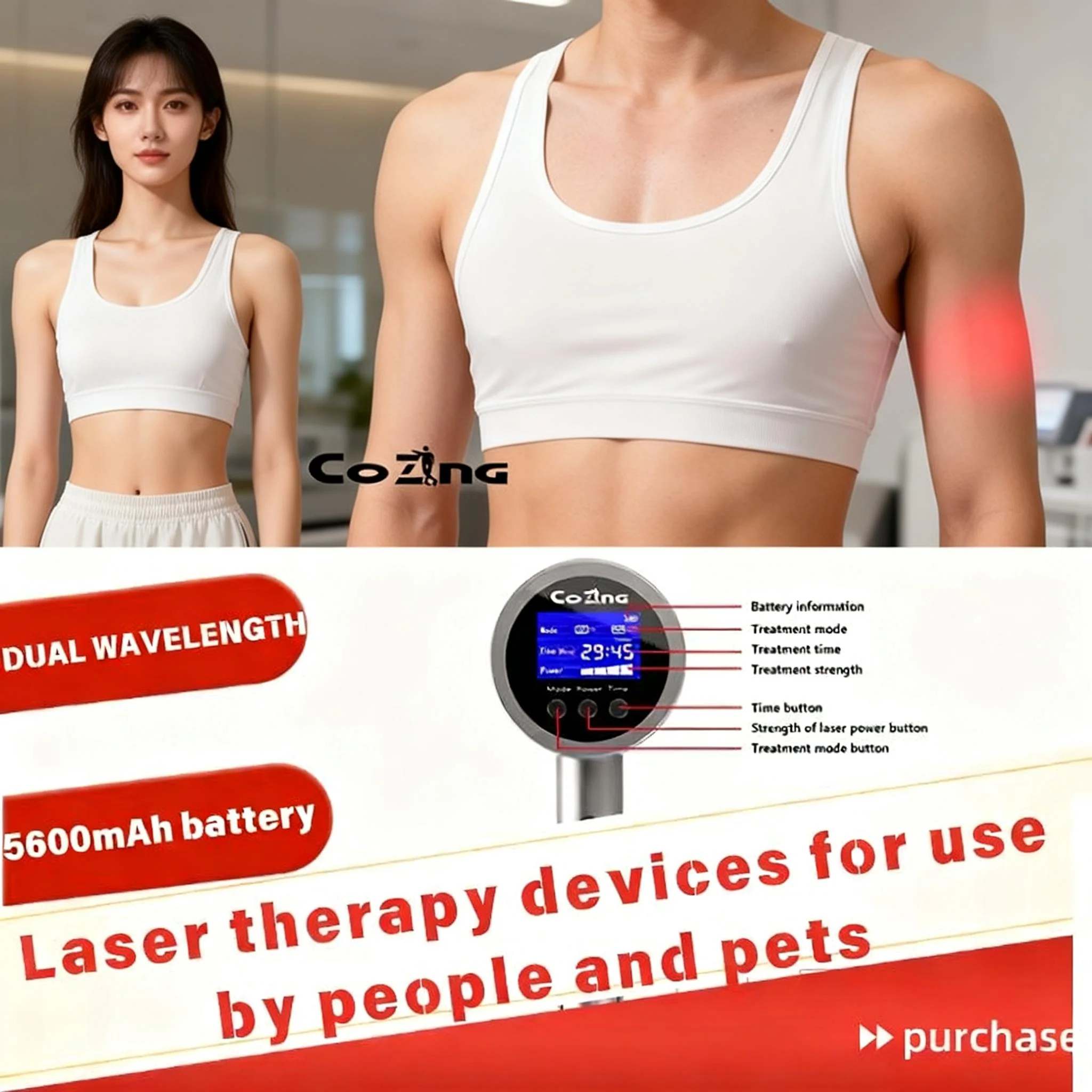 Лазерный аппарат COZING-T05 для уменьшения рубцов
Лазерный аппарат COZING-T05 для уменьшения рубцов