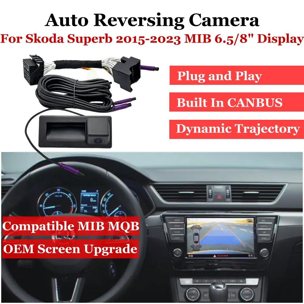 Plug & Play Car Backup Camera For Skoda Superb 2015-2023 MQB MIB 6.5"/8" Display Vehicle Reversing Image Upgrade Accessories Kit
Plug & Play Car Backup Camera For Skoda Superb 2015-2023 MQB MIB 6.5"/8" Display Vehicle Reversing Image Upgrade Accessories Kit