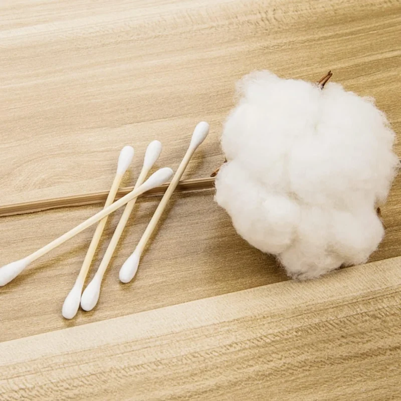 Wooden Cotton Sticks Double-Tipped Cotton Bud Chlorine-Free Hypoallergenic Cotton Swab Makeup Tools Wholesale Cotton Swab
Wooden Cotton Sticks Double-Tipped Cotton Bud Chlorine-Free Hypoallergenic Cotton Swab Makeup Tools Wholesale Cotton Swab