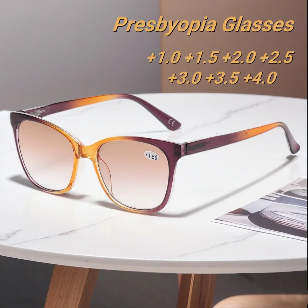 New Fashionable Large Frame Gradient Colored Presbyopia Glasses with High Quality and Versatile Multi Color Lens Sunglasses
New Fashionable Large Frame Gradient Colored Presbyopia Glasses with High Quality and Versatile Multi Color Lens Sunglasses