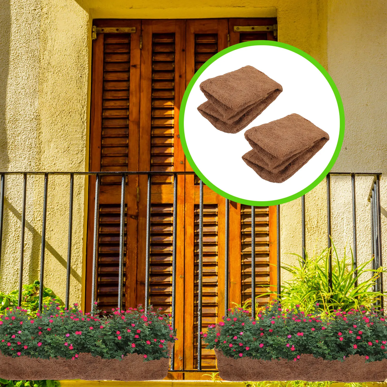 2Pcs Coconut Palm Flower Pot Creative Breathable Planting Trough for Garden Balcony Vegetables Nursery Flower Pot Planting Basin
2Pcs Coconut Palm Flower Pot Creative Breathable Planting Trough for Garden Balcony Vegetables Nursery Flower Pot Planting Basin