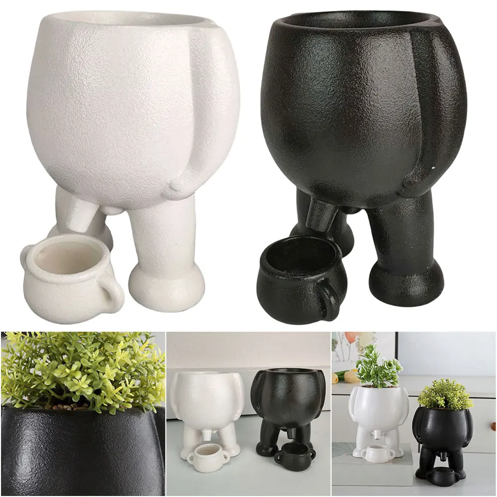 Peeing Plant Pot Resin Novelty Peeing Planter Pot with Drainage Hole Succulent Pot Gift for Friends & Family Funny Home Decor
Peeing Plant Pot Resin Novelty Peeing Planter Pot with Drainage Hole Succulent Pot Gift for Friends & Family Funny Home Decor