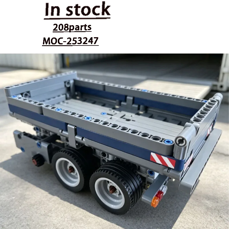 MOC-253247 New City Mini Construction Site Three-Axle Trailer Building Blocks Model, 208 Parts Educational New Year Toy Gift
MOC-253247 New City Mini Construction Site Three-Axle Trailer Building Blocks Model, 208 Parts Educational New Year Toy Gift