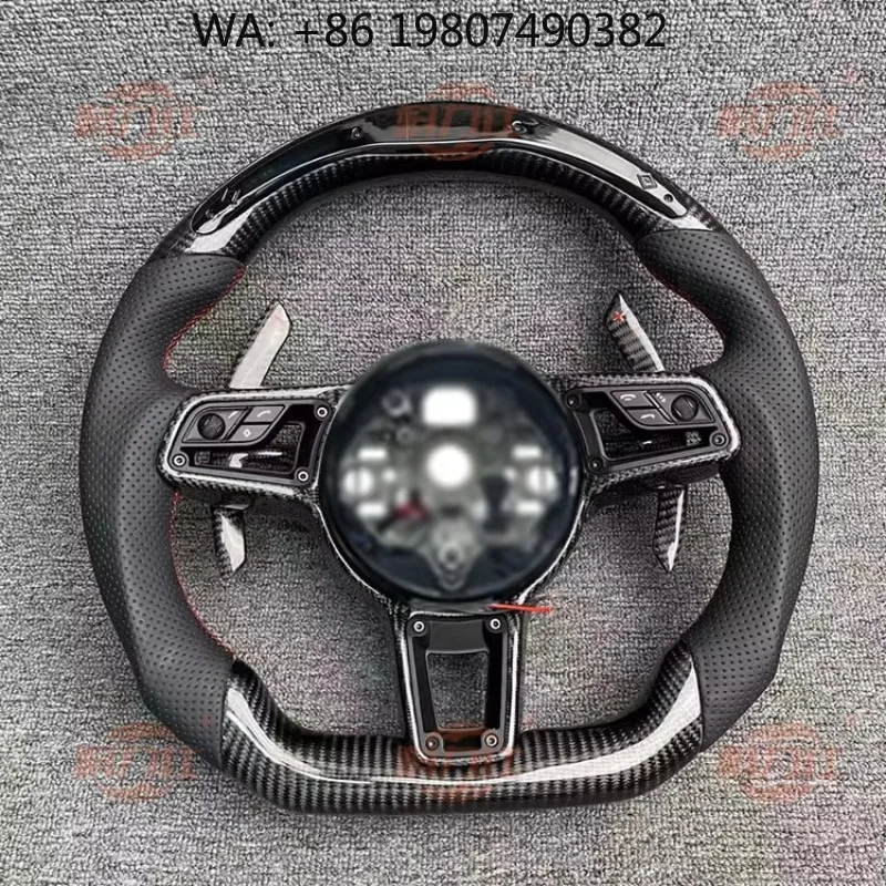 Full Leather Carbon Fiber Steering Wheel Custom Modified Upade Trim Fit 911 718 Car Models
Full Leather Carbon Fiber Steering Wheel Custom Modified Upade Trim Fit 911 718 Car Models