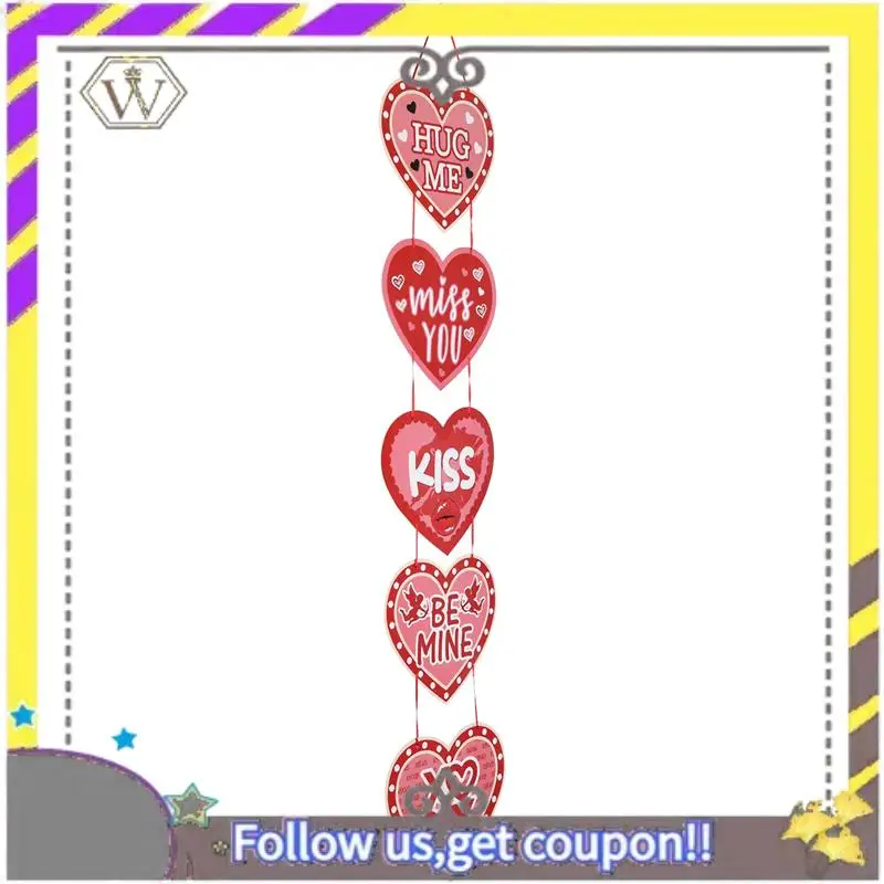 New 1Set Valentine's Day Theme Heart Door Hangers Happy Valentines Day Party Decoration Banner Black&Red
New 1Set Valentine's Day Theme Heart Door Hangers Happy Valentines Day Party Decoration Banner Black&Red