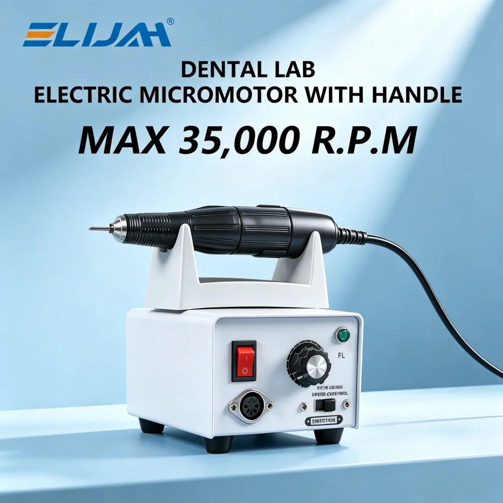Dental Lab Micromotor 35000RPM with 102L Handpiece Foot Pedal for Dental Polishing Carving Equipment Dental Laboratory Tools
Dental Lab Micromotor 35000RPM with 102L Handpiece Foot Pedal for Dental Polishing Carving Equipment Dental Laboratory Tools