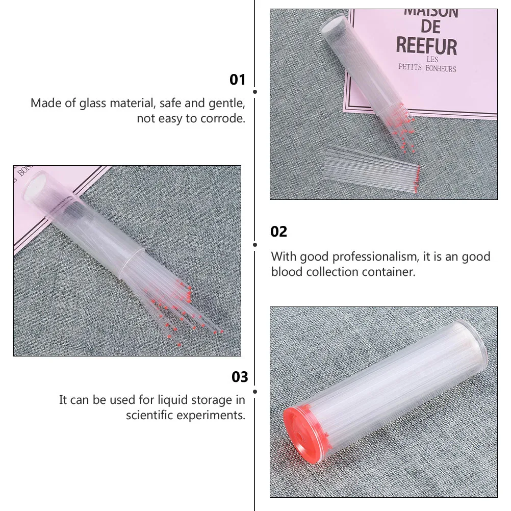 400pcs Glass Capillary Tube Micro Hematocrit Sampling Tubing Melting Point Test Lab Storage For Liquid Experiment Use Teaching
400pcs Glass Capillary Tube Micro Hematocrit Sampling Tubing Melting Point Test Lab Storage For Liquid Experiment Use Teaching