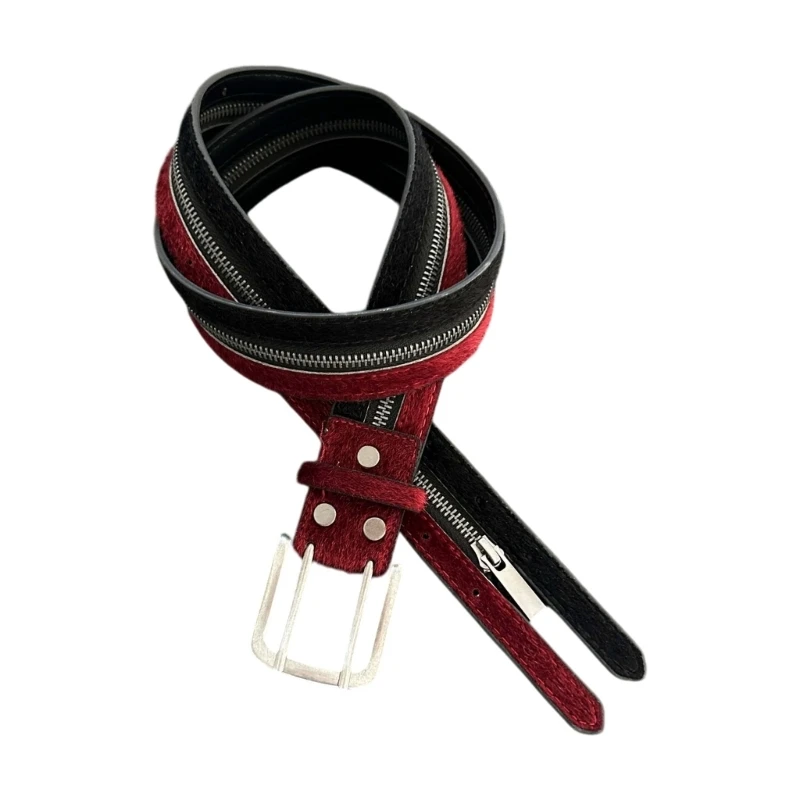 Popular Waist Belt With Metal Zipper Design Waist Styling Strap for Women Girl D0UB
Popular Waist Belt With Metal Zipper Design Waist Styling Strap for Women Girl D0UB