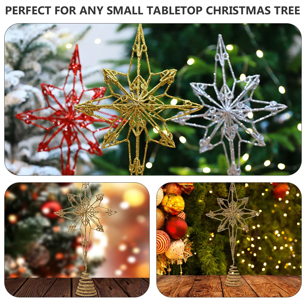Christmas Tree Top Star Decoration Holiday Topper Fairy Treetop Ornaments Golden
Christmas Tree Top Star Decoration Holiday Topper Fairy Treetop Ornaments Golden