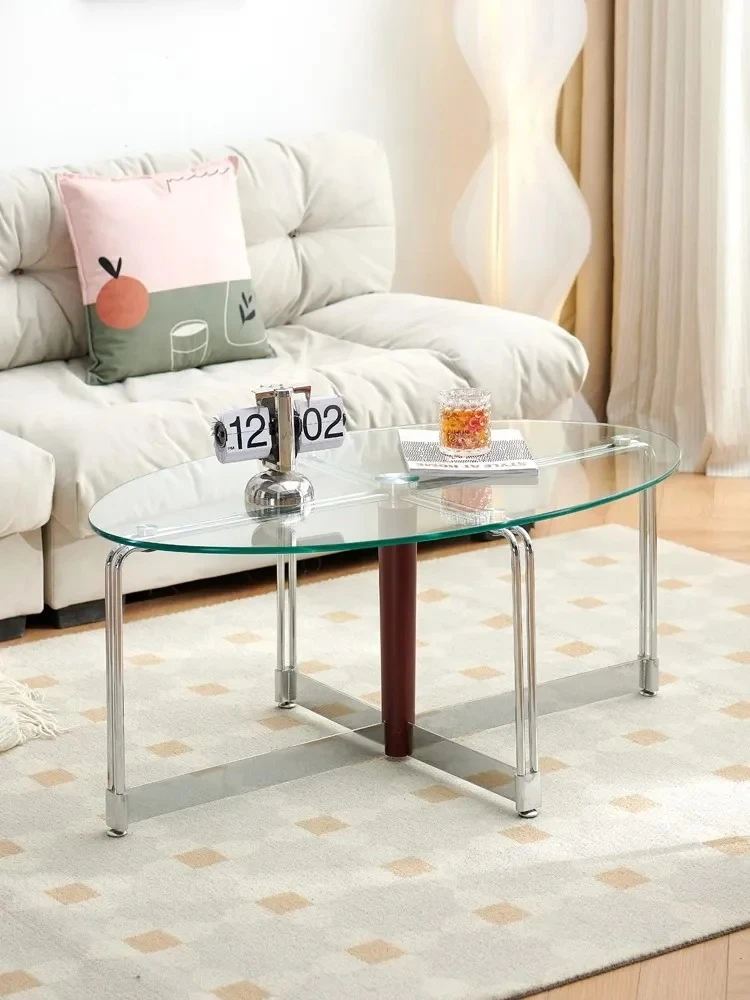 N Скандинавский антикварный стеклянный журнальный столик Дизайнерский Bauhaus Минималистичный приставной столик для гостиной Чайный столик
N Скандинавский антикварный стеклянный журнальный столик Дизайнерский Bauhaus Минималистичный приставной столик для гостиной Чайный столик