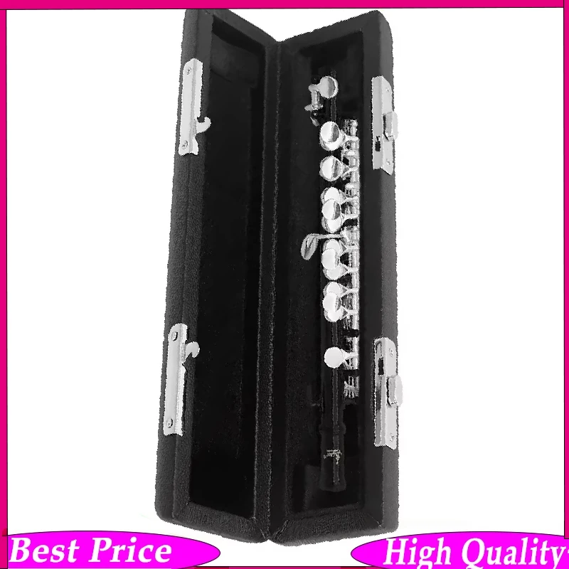 16 Hole Piccolo Box Black Leather Storage Case for Short Flutes Convenient Brass Instrument Organizer
16 Hole Piccolo Box Black Leather Storage Case for Short Flutes Convenient Brass Instrument Organizer
