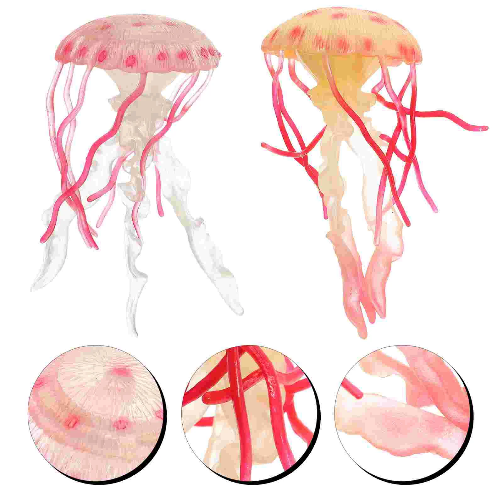 2 Pcs Jellyfish Model Toy Realistic Children Cognitive Educational Sea Animal Toys Lifelike Kids Room Decorations Ocean
2 Pcs Jellyfish Model Toy Realistic Children Cognitive Educational Sea Animal Toys Lifelike Kids Room Decorations Ocean