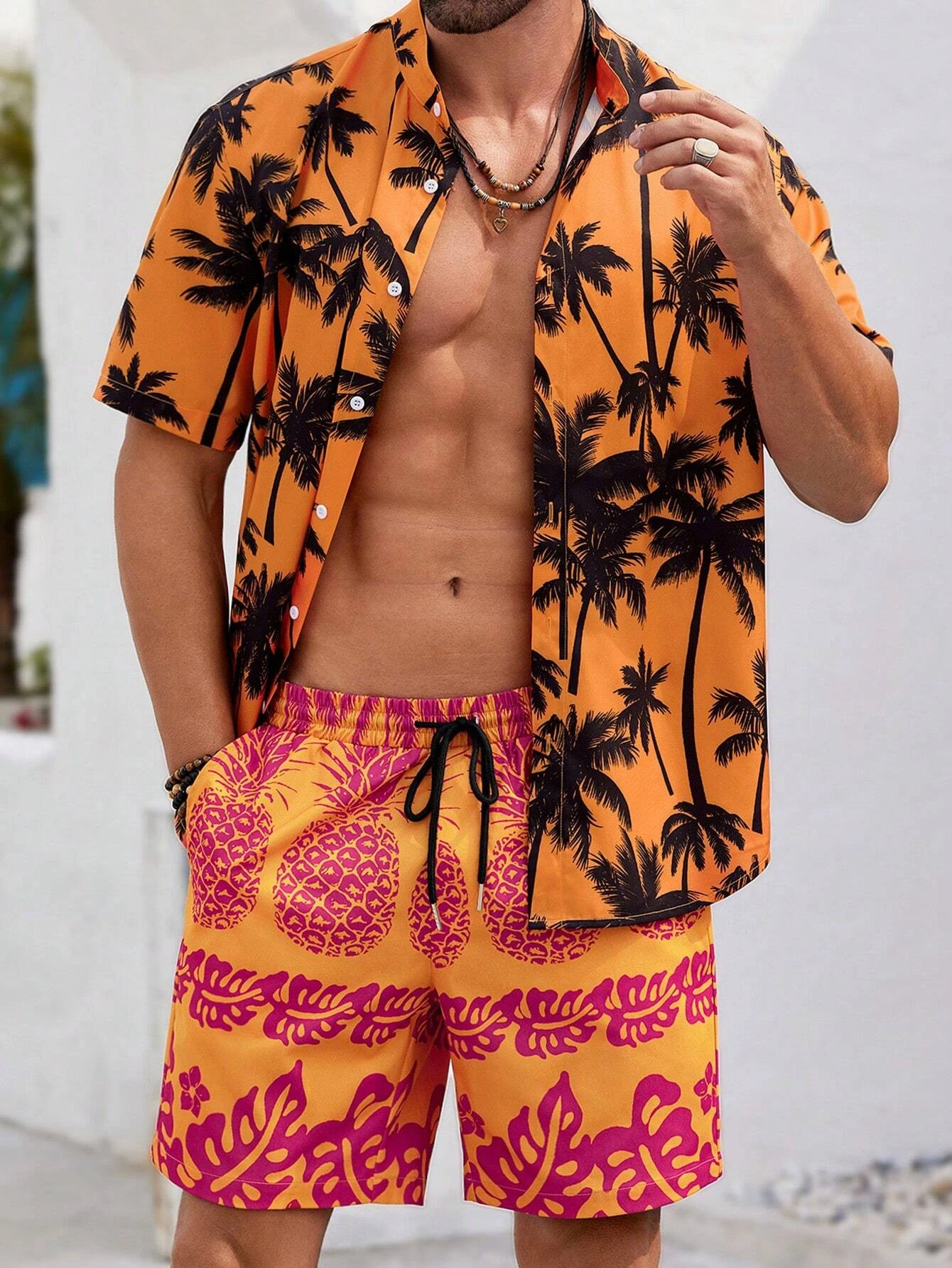 Summer 3D printed top for men's summer Hawaii beach shirt outdoor party men's breathable short sleeved street social clothing
Summer 3D printed top for men's summer Hawaii beach shirt outdoor party men's breathable short sleeved street social clothing