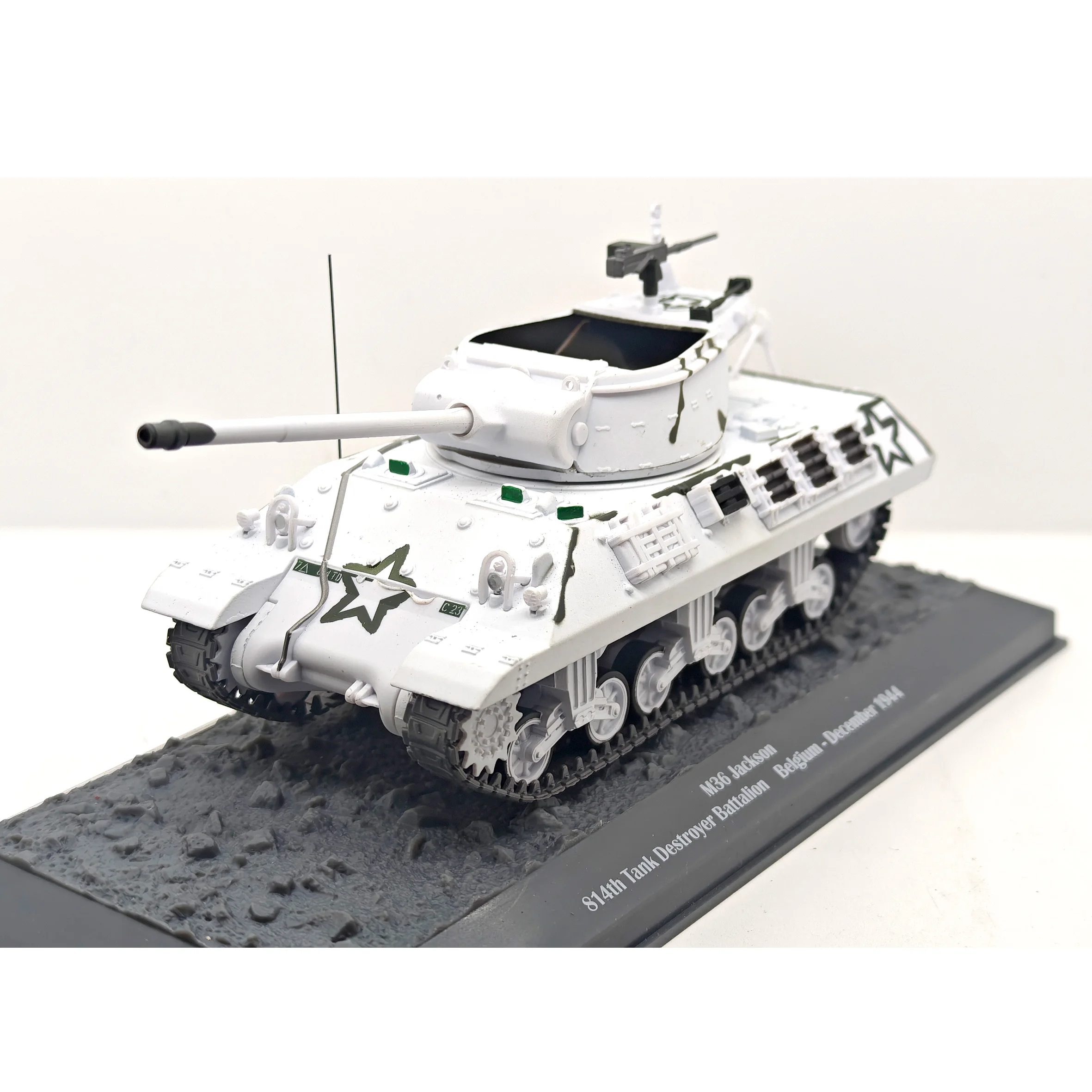 Spot 1/43 WW2 US M36 Jackson 814th Tank Model 1944 Static Finished Model (out of print)
Spot 1/43 WW2 US M36 Jackson 814th Tank Model 1944 Static Finished Model (out of print)