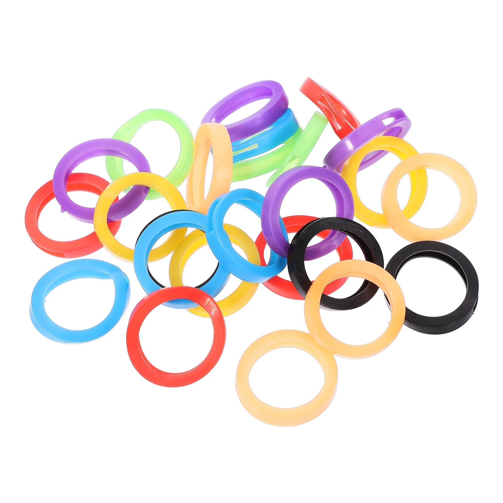 25Pcs Silicone Key Covers Caps Colorful Identifiers Soft Grip Markers Tags for House Keys Mixed Color Colored Key Ring
25Pcs Silicone Key Covers Caps Colorful Identifiers Soft Grip Markers Tags for House Keys Mixed Color Colored Key Ring