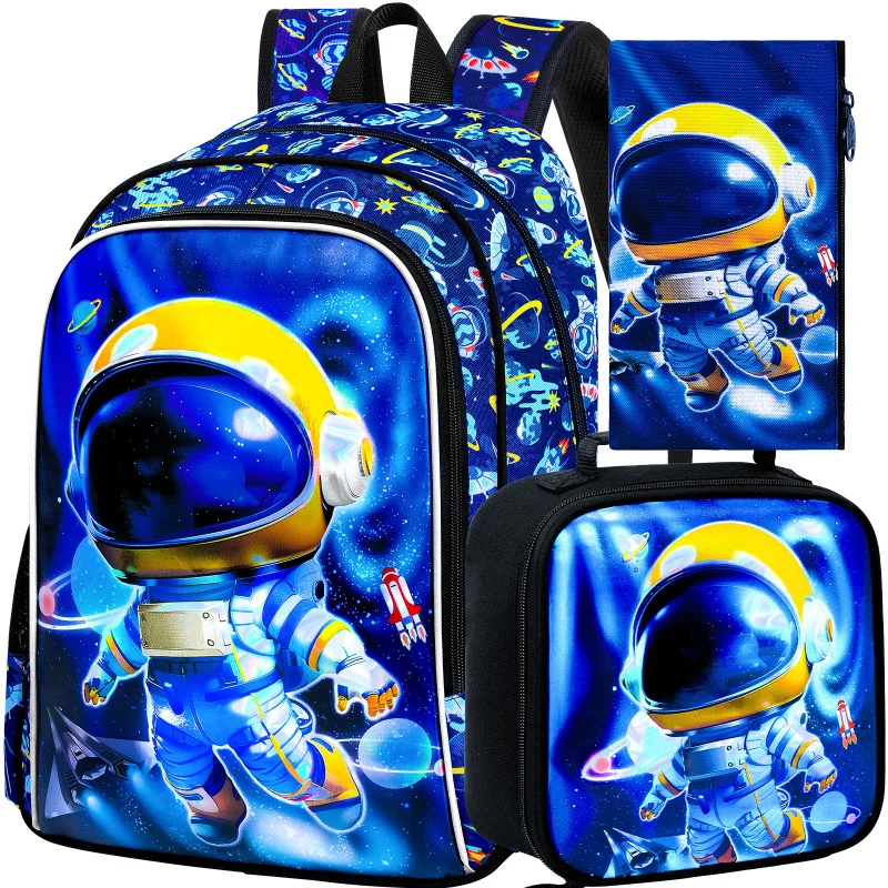 3PCS Astronaut Backpacks for Boys, 16" Kids Bookbag Water Resistant for Boy, Lightweight Backpack with Lunch Box Pencil Case
3PCS Astronaut Backpacks for Boys, 16" Kids Bookbag Water Resistant for Boy, Lightweight Backpack with Lunch Box Pencil Case