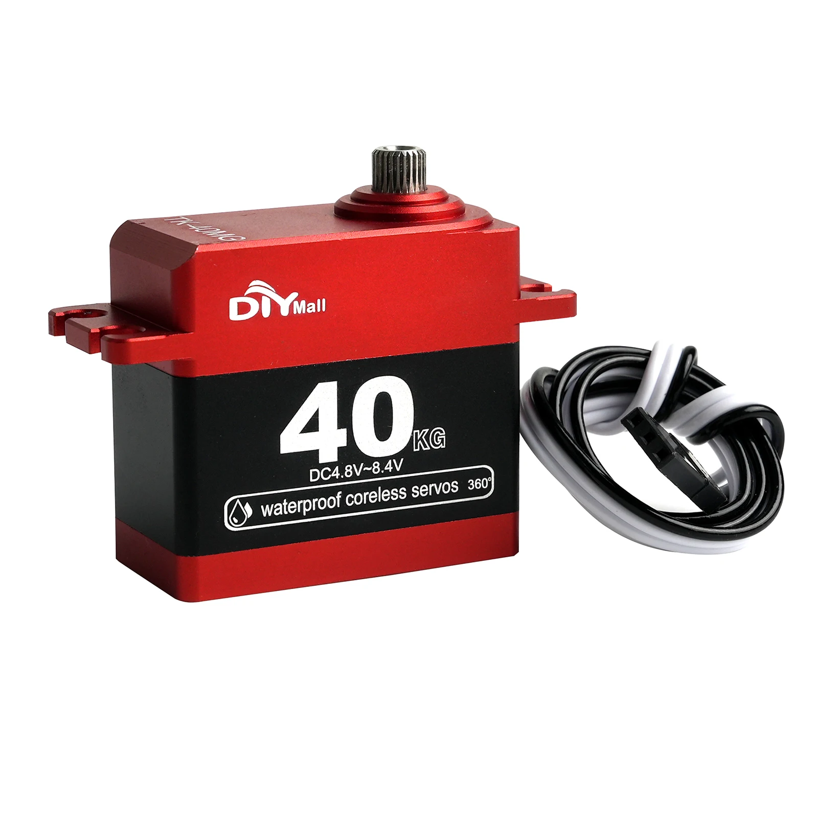 40KG Digital TK-40MG Servo Coreless Motor High Torque 180°/270°/360° Full Metal Servos DIY Parts For 1:8 1:10 1:12 RC Car Model
40KG Digital TK-40MG Servo Coreless Motor High Torque 180°/270°/360° Full Metal Servos DIY Parts For 1:8 1:10 1:12 RC Car Model