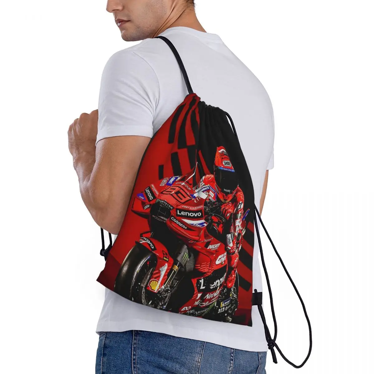 Motorcycle Racing Marqueze Backpacks Casual Drawstring Bags Sports Bag Book Bags for Man Woman School
Motorcycle Racing Marqueze Backpacks Casual Drawstring Bags Sports Bag Book Bags for Man Woman School