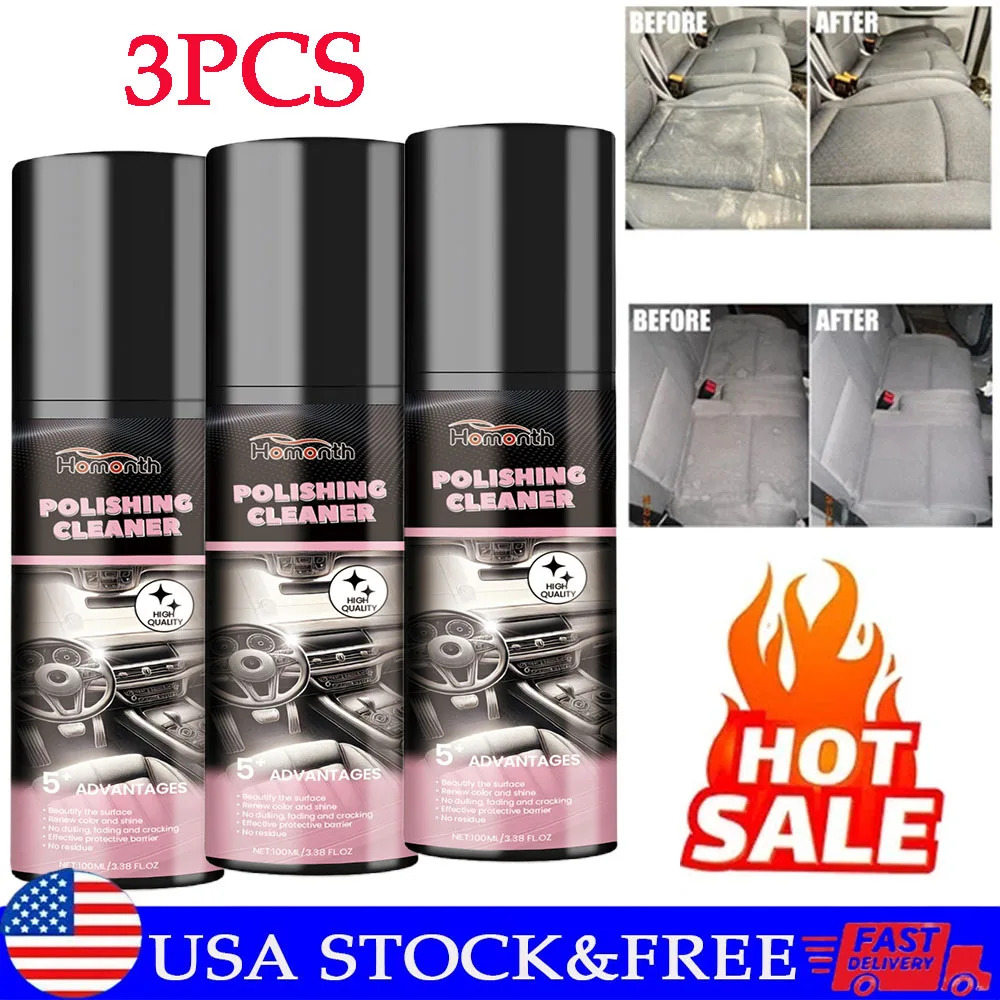 3 шт., 100 мл, полировальный очиститель салона автомобиля, средство для детализации и очистки салона автомобиля-США
3 шт., 100 мл, полировальный очиститель салона автомобиля, средство для детализации и очистки салона автомобиля-США