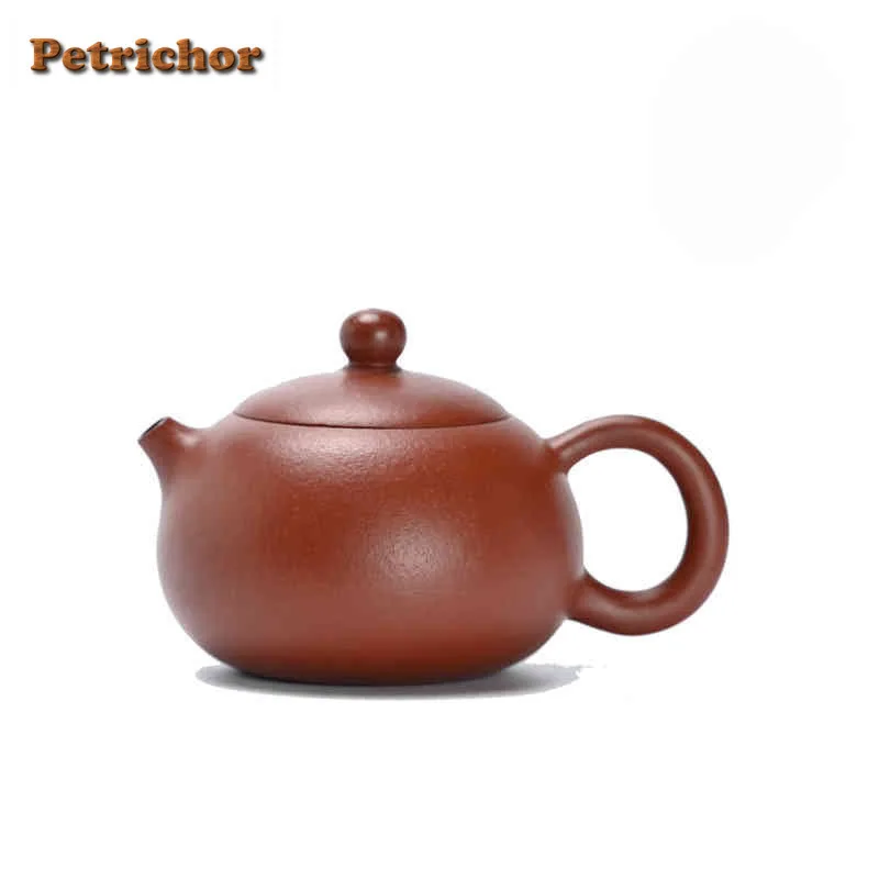 120ml Traditional Yixing Purple Clay Teapots Handmade Xishi Pot Raw Ore Dahongpao Mud Kettle Zisha Tea Set Tableware Ornaments
120ml Traditional Yixing Purple Clay Teapots Handmade Xishi Pot Raw Ore Dahongpao Mud Kettle Zisha Tea Set Tableware Ornaments