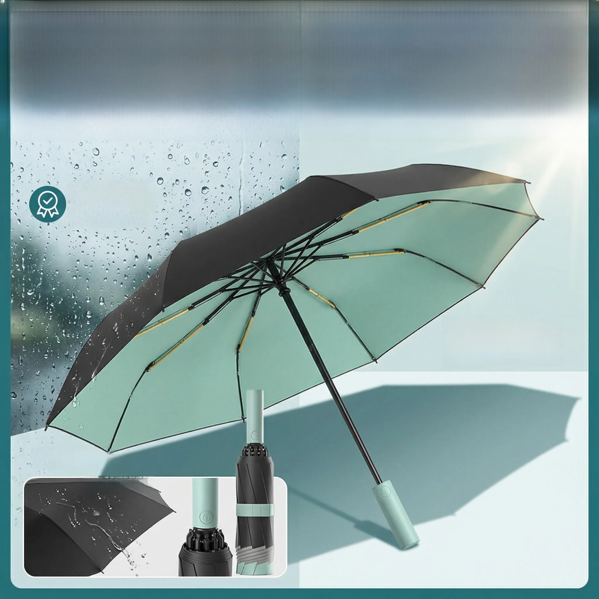 Automatic Umbrella Women's Large Thickened Sunshade UV Protection Rain And Sun Dual Use One Touch Full Retraction Home Daily Use
Automatic Umbrella Women's Large Thickened Sunshade UV Protection Rain And Sun Dual Use One Touch Full Retraction Home Daily Use