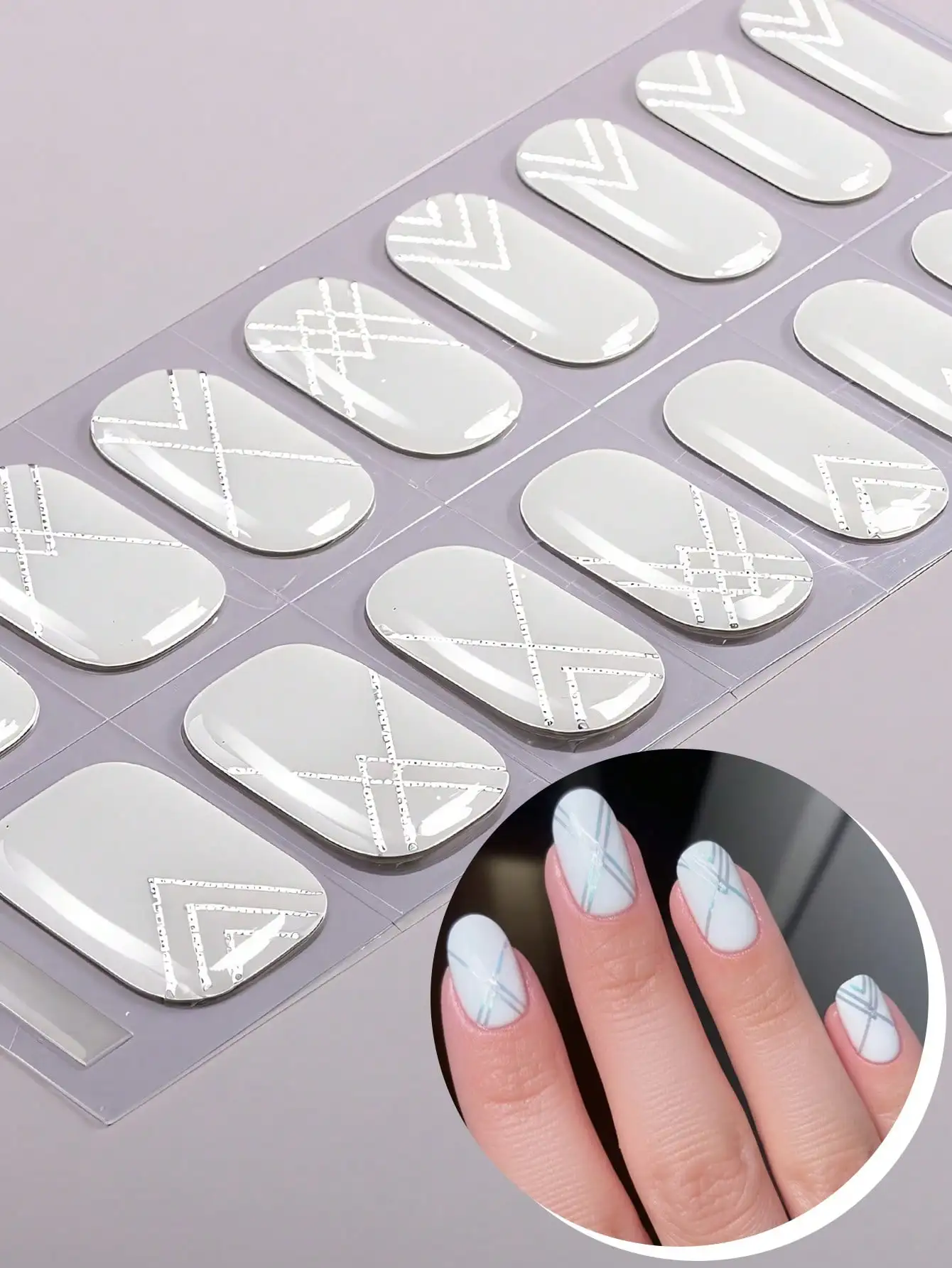 16Pcs French Semi-Cured Gel Nail Stickers, Pink Golden Star UV Gel Nail Stickers Salon-Quality, Easy To Apply And Remove, Suitable For Women's Home DIY Manicure. Nails Nail Supplies
16Pcs French Semi-Cured Gel Nail Stickers, Pink Golden Star UV Gel Nail Stickers Salon-Quality, Easy To Apply And Remove, Suitable For Women's Home DIY Manicure. Nails Nail Supplies