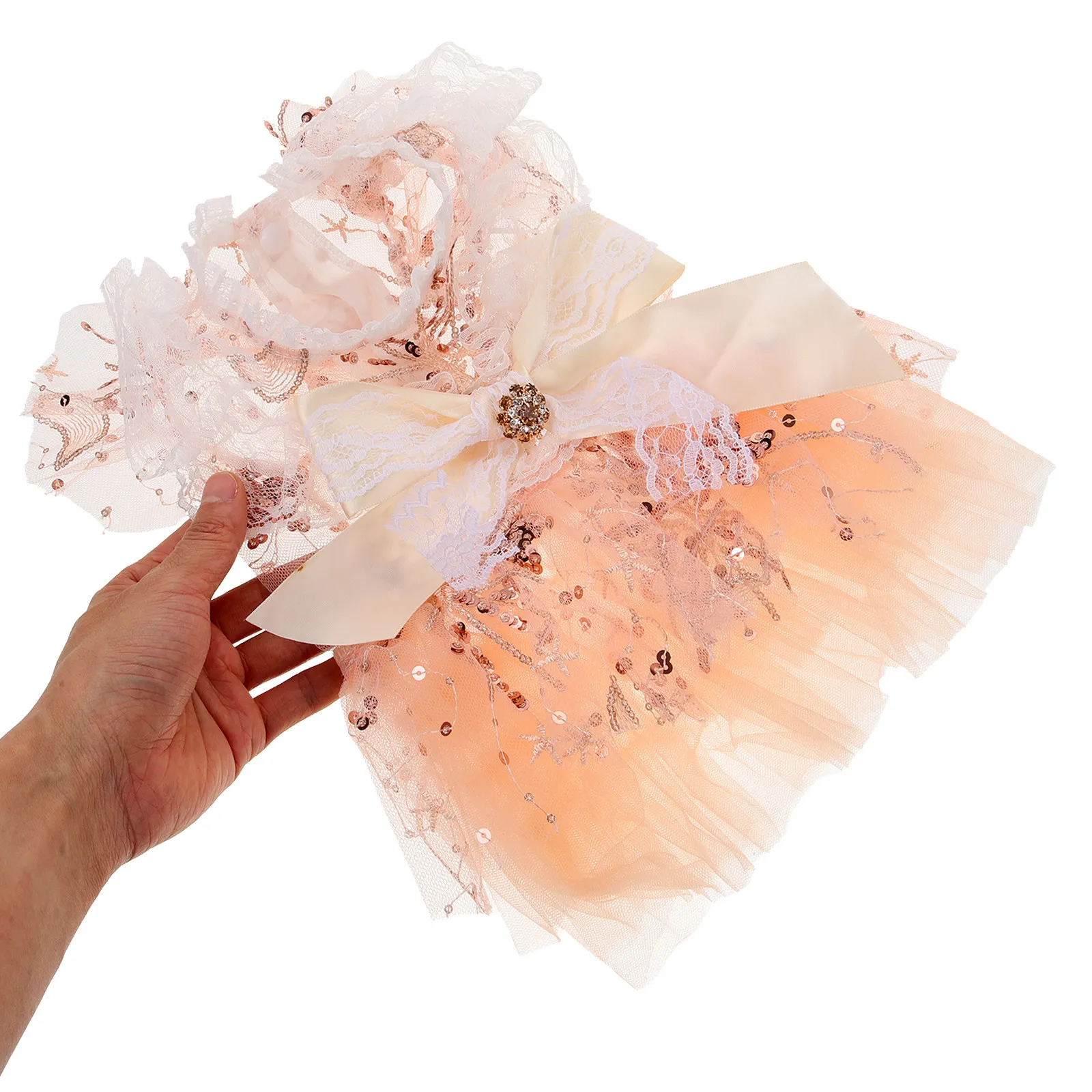 Puppy Soft Dog Wedding Skirt Summer Pet Clothes Breathable Lace Dress Adorable for Party Wedding Travel Photography
Puppy Soft Dog Wedding Skirt Summer Pet Clothes Breathable Lace Dress Adorable for Party Wedding Travel Photography