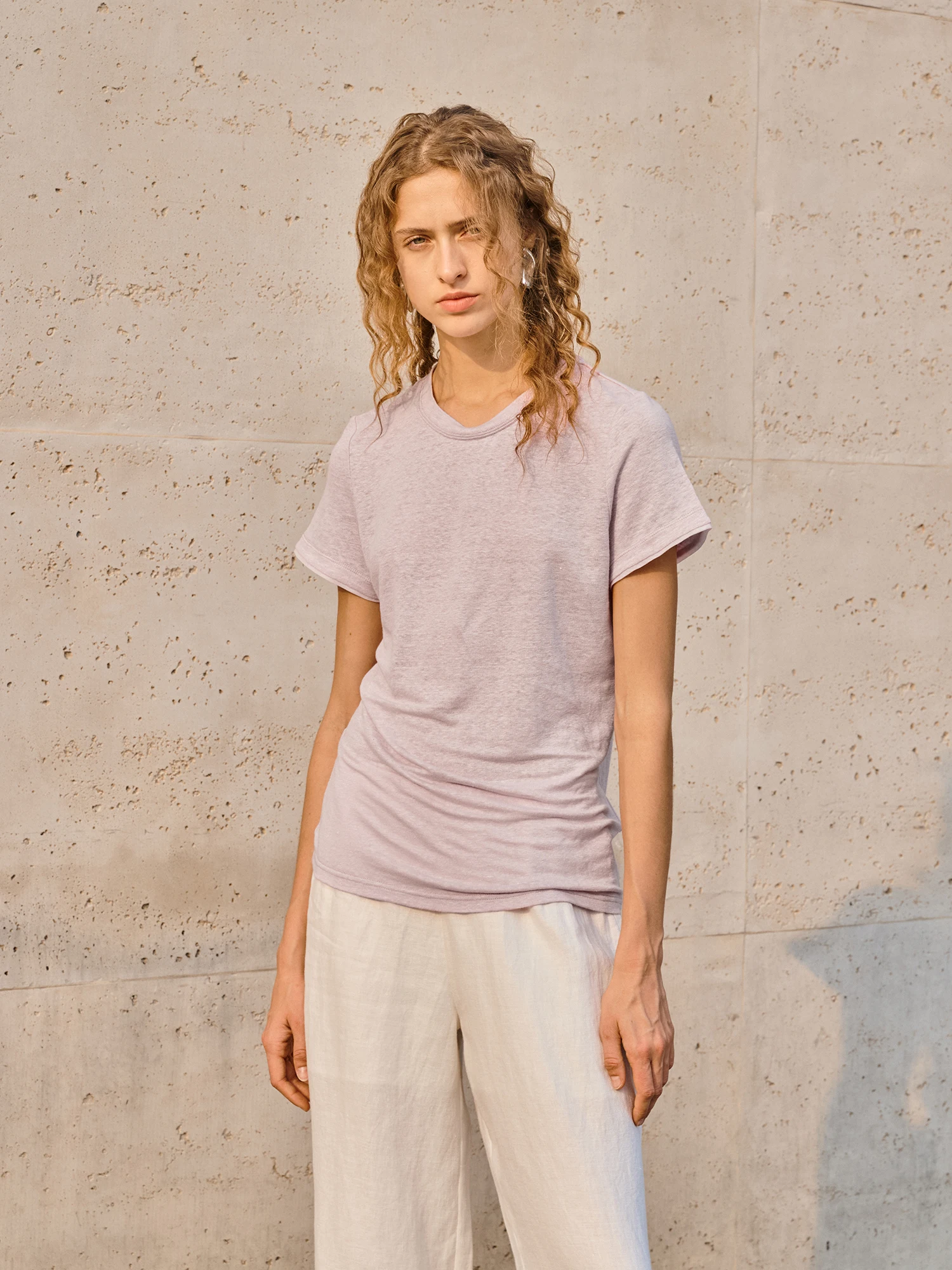 100% Pure Linen Short Sleeve T-Shirt Women Summer round Neck Color Block Basic Style Loose Fit Breathable High End Linen Cool...
100% Pure Linen Short Sleeve T-Shirt Women Summer round Neck Color Block Basic Style Loose Fit Breathable High End Linen Cool...