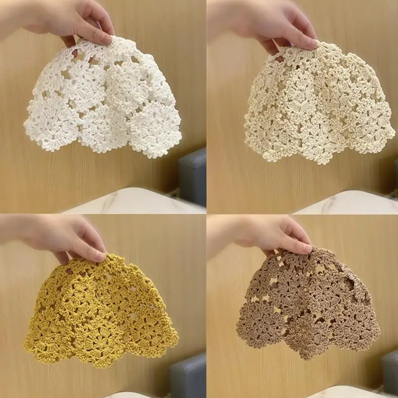 Breathable Crochet Hollowed Out Flower Girls Women Hat Fashion Vintage Cotton Knitted Pullover Beanies Cap
Breathable Crochet Hollowed Out Flower Girls Women Hat Fashion Vintage Cotton Knitted Pullover Beanies Cap