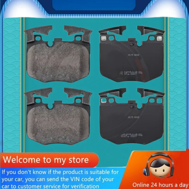 For BMW 530d 530i(G31)530i 540i(G30)540Li(G38) Front Brake Pads 34116889570 34116874430/Auto Parts -60054
For BMW 530d 530i(G31)530i 540i(G30)540Li(G38) Front Brake Pads 34116889570 34116874430/Auto Parts -60054